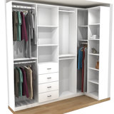 ◆fullcloset◆ 6' Perfect Fit Reach In Closet in Honey Blonde